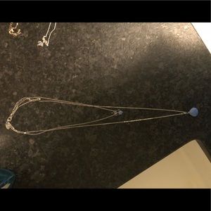 Double chain necklace